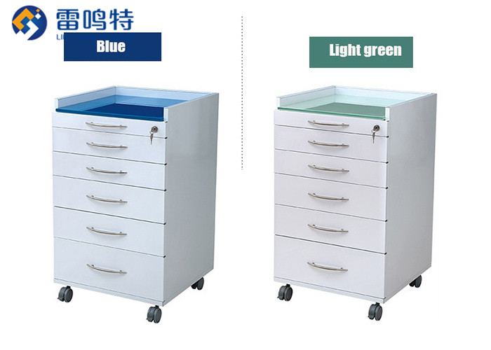 Anti Rust ISO18001 Mobile Lab Carts Customizable With Drawers